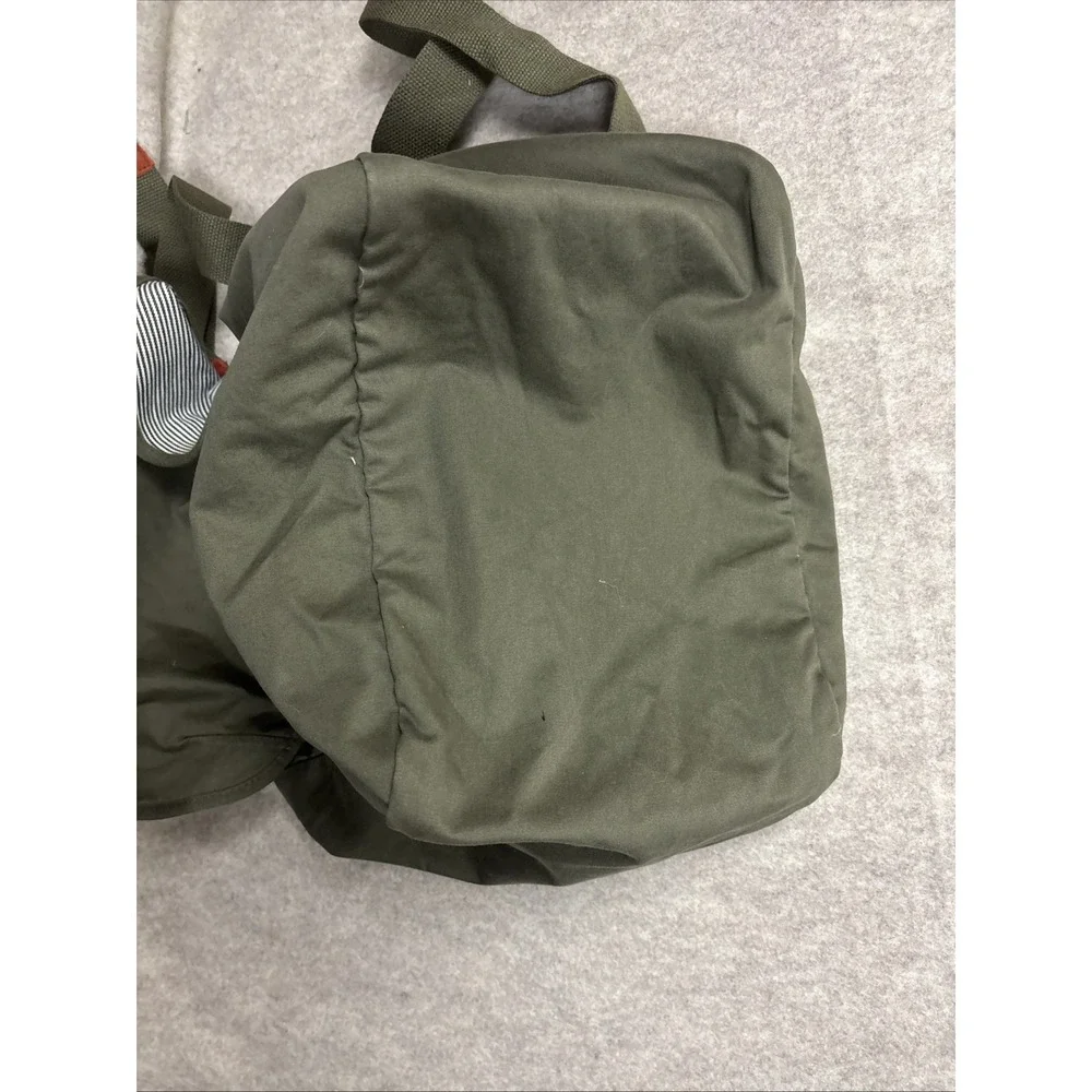 QUICKSILVER Mens Military Messenger Bag Olive Magnetic Snap Adjustable Strap EUC